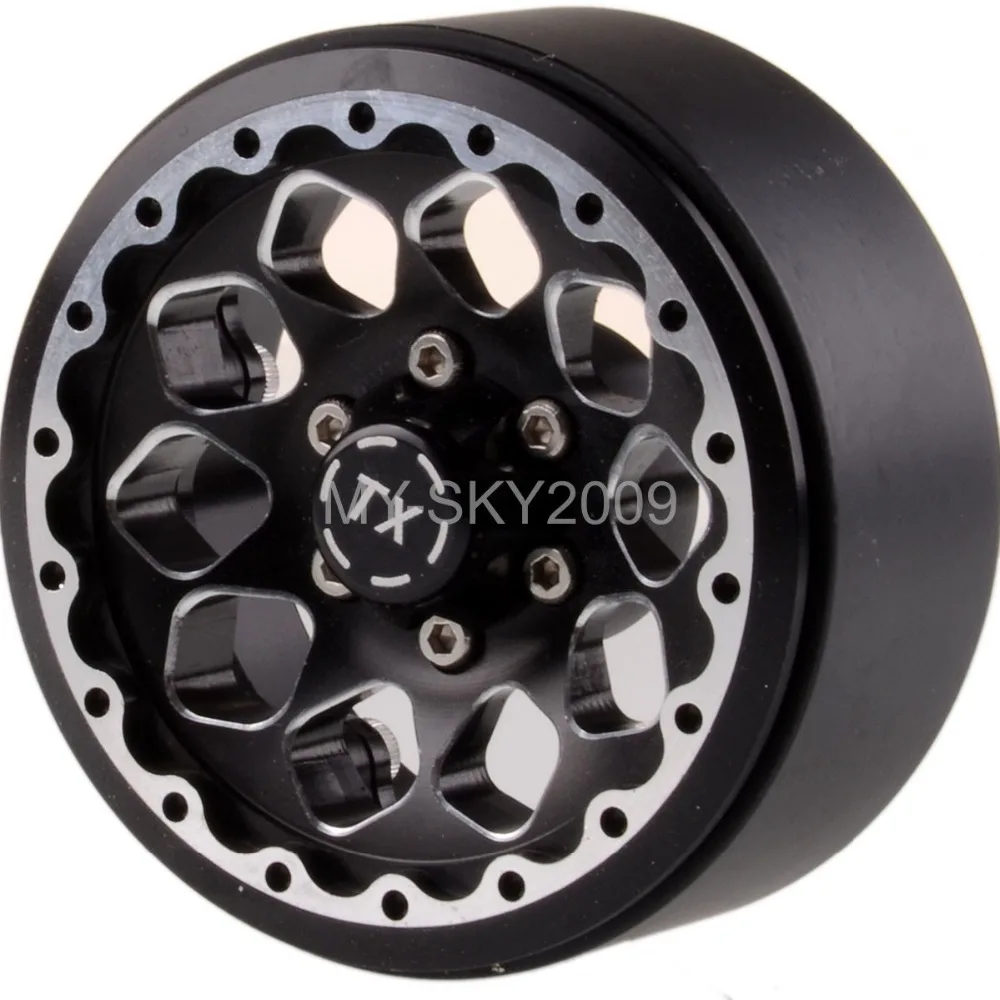 4 шт. алюминиевый Beadlocks 1 9 &quotобод колеса 1065 для 1:10 RC внедорожный Грузовик Джип Buugy