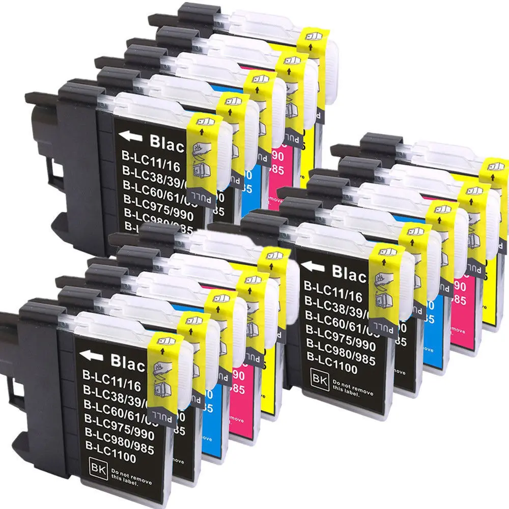 Картридж с чернилами 15 LC980 совместимый Brother DCP 145C 165C 195C 197C MFC 250C 255CW 5895CW|Чернильные