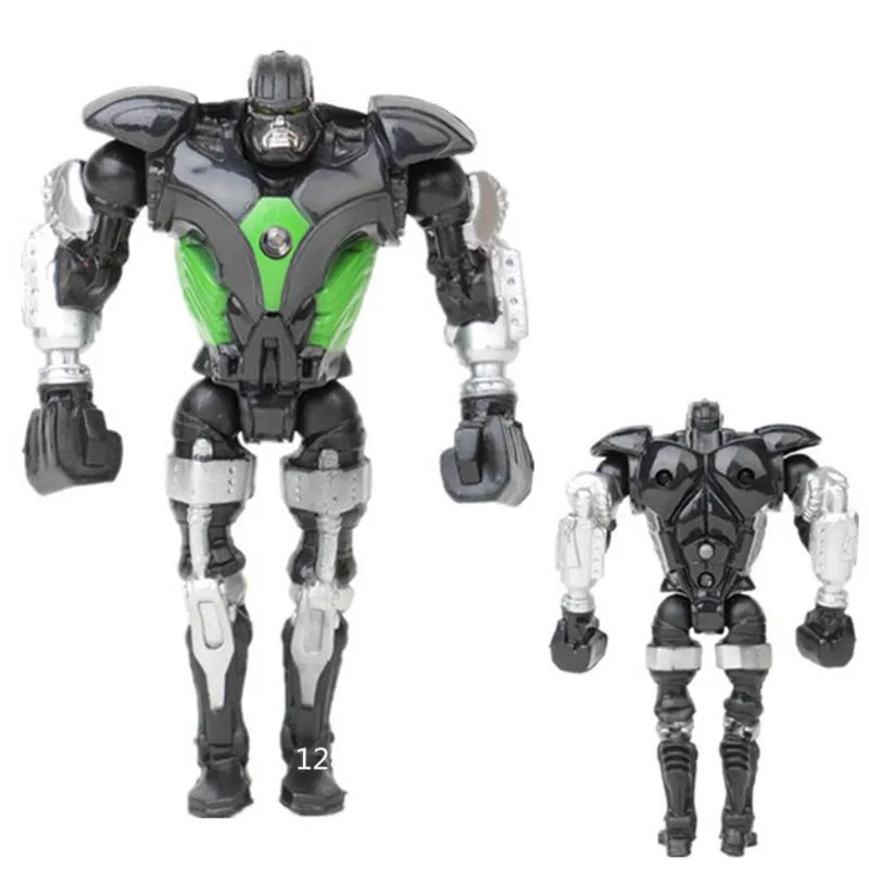 8 шт./компл. реальная сталь Adam Zeus Noisy Boy Twin City Metro Raid Robot ПВХ фигурка Коллекционная