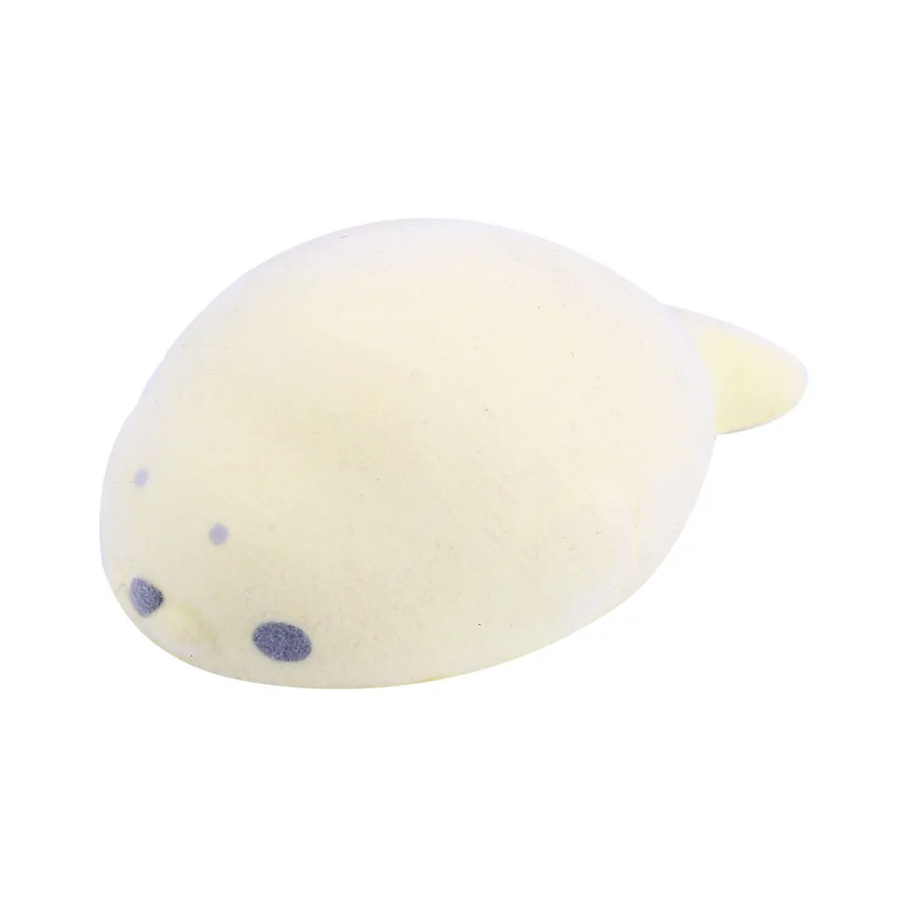 Kawaii Flocking Seal мягкая мини медленно поднимающаяся ароматическая игрушка для снятия