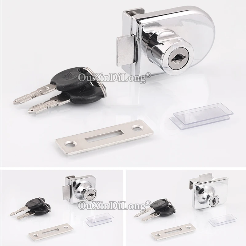Новинка 50 комплектов стеклянные замки для шкафов торговые центры витрина