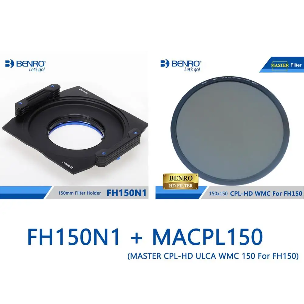 FH150N1 MACPL150 Benro FH150 150 мм держатель системы фильтров ND/GND/CPL профессиональный держатель фильтра поддержка для объектива камеры DHL - Цвет: FH150N1 MACPL150