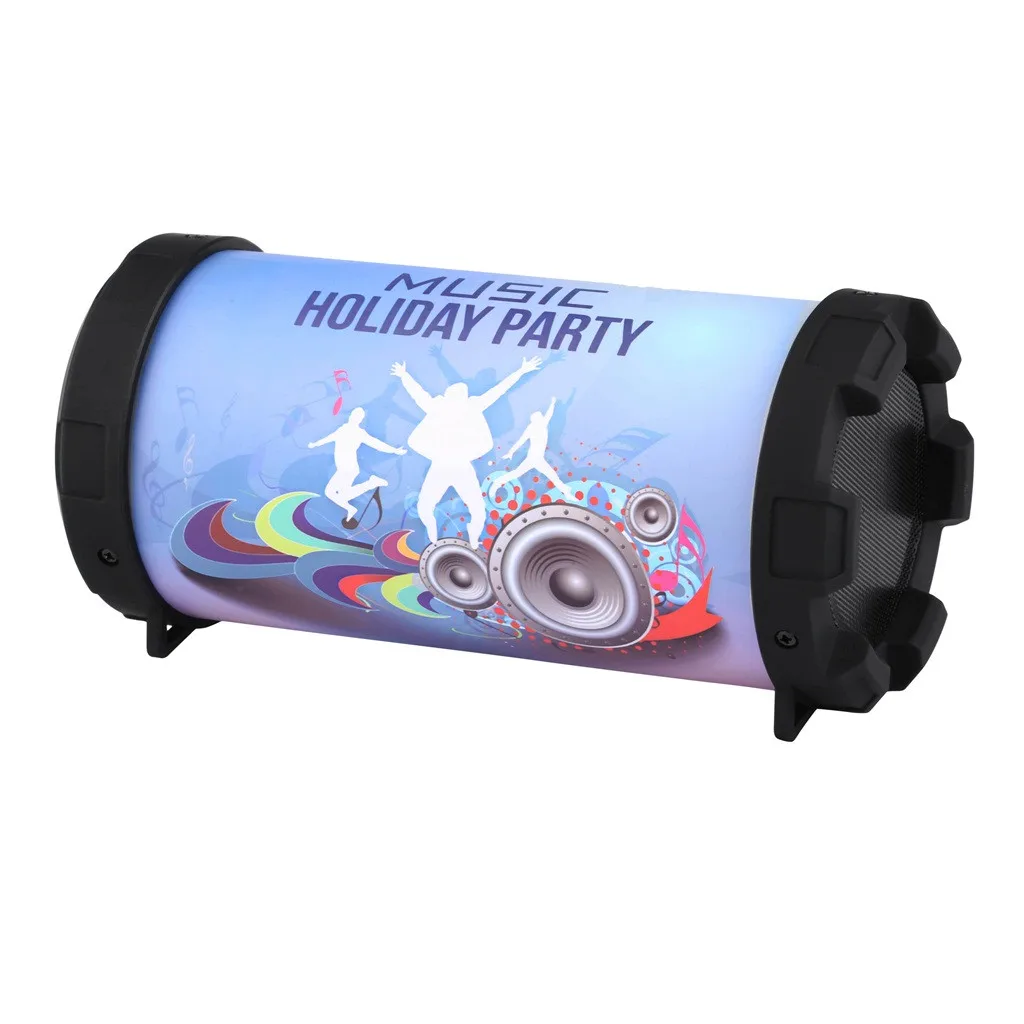 Портативный беспроводной мини-динамик VOBERRY USB fm-радио Mp3 Bluetooth светодиодный
