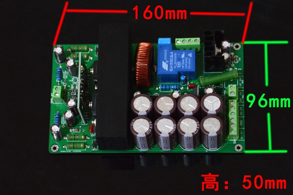 

HIFI high-power IRS2092 1000W single-channel digital amplifier board fever