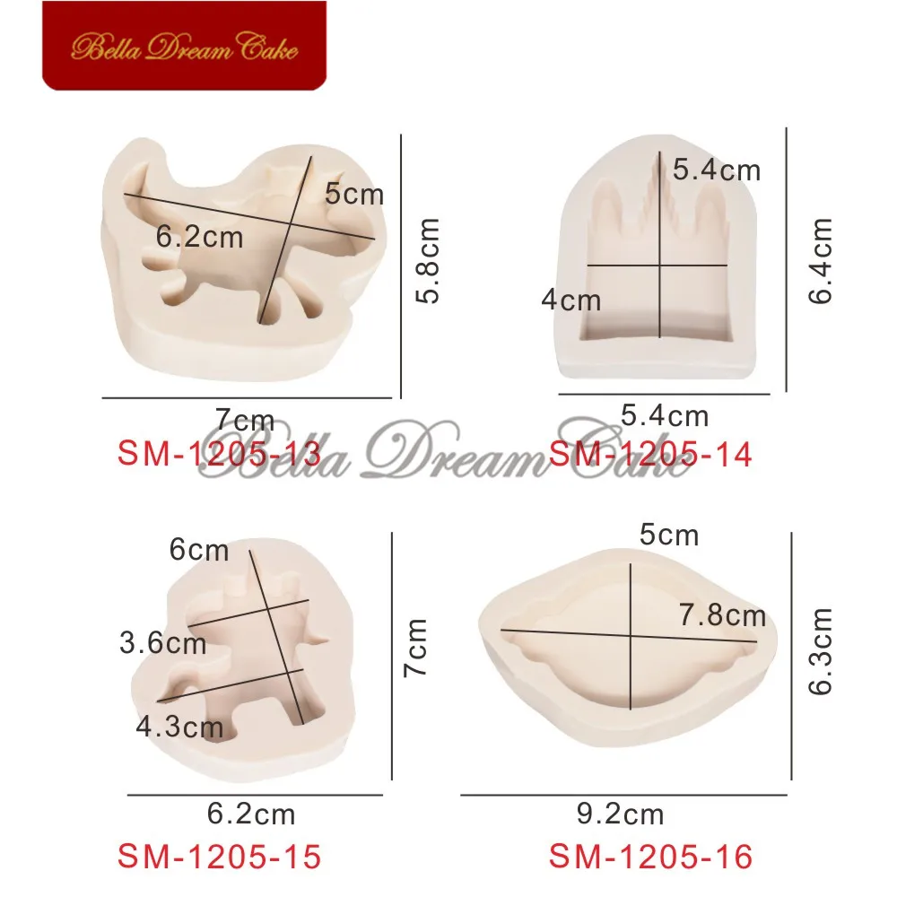 Силиконовая форма в виде единорога для украшения торта | Дом и сад