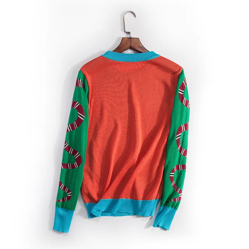 Осенне-зимний свитер для женщин 2020 Новый подиумный дизайн джемпер с узором в виде