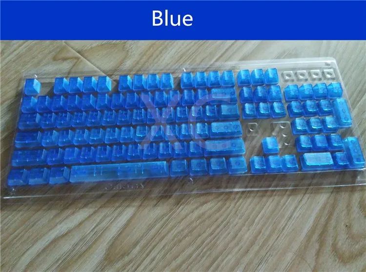 Прозрачные колпачки для ключей 104, колпачки для ключей Cherry MX, переключатели MX, механические клавиши для клавиатуры с подсветкой