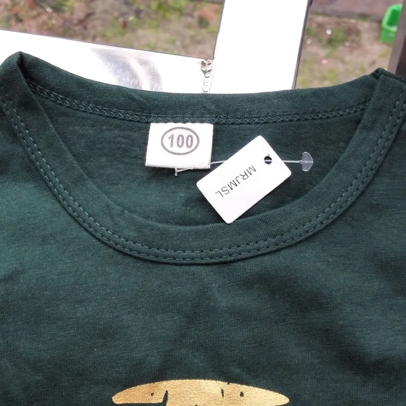Лидер продаж 2020 детская летняя одежда Sz100 ~ 140 детские футболки для маленьких