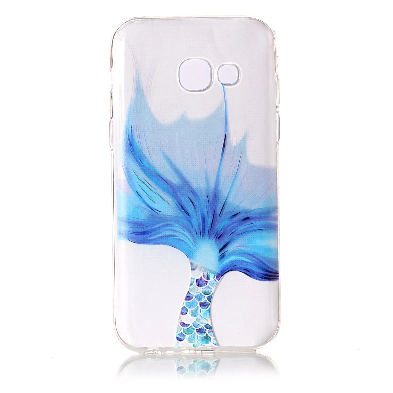 Мягкий ТПУ силиконовый 3D рельефный чехол для Samsung Galaxy A5 2017 A520 A520F задней крышки