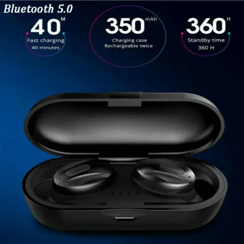 TWS наушники с поддержкой Bluetooth 5 0 и зарядным футляром|Наушники гарнитуры| |