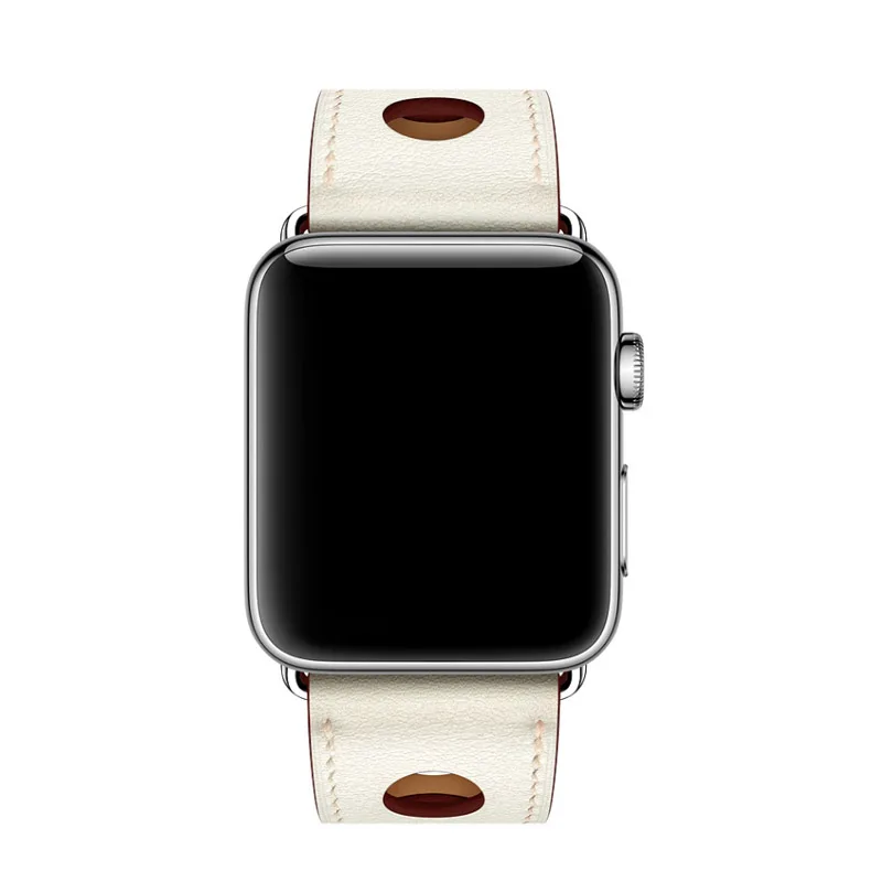 Новейший ремешок из натуральной кожи для часов Apple Watch 1 2 3 одиночный тур Rallye 6
