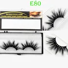 Visofree ресницы 25 мм 3D норковые ресницы перекрещивающиеся норковые ресницы натуральные длинные Многоразовые 3D накладные ресницы полные ресницы E80