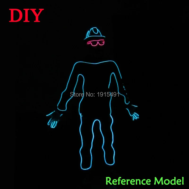 Неоновые светодиодные лампы ночник в виде бумаги человек форме шапки сделай сам