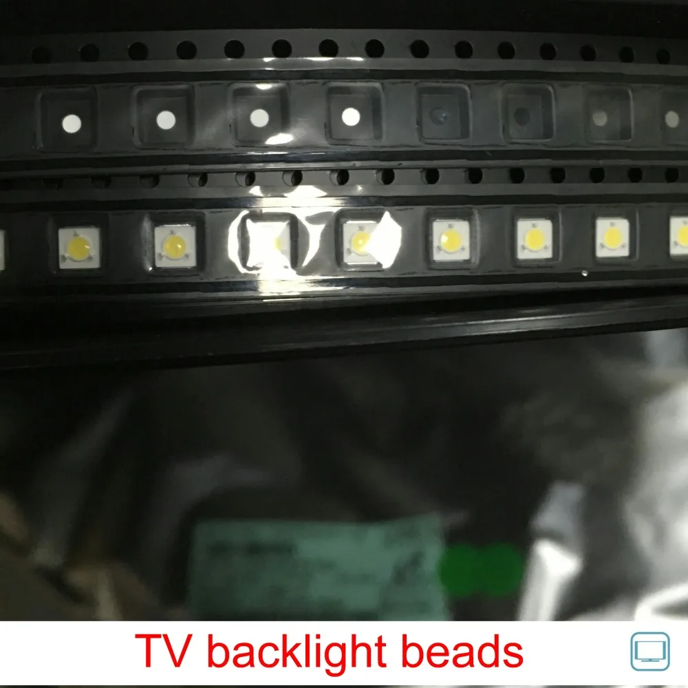 500 шт./лот, корейские Люмены, Сеул, Samsung SMD LED 3537 3535 3V 1W, холодный белый свет для подсветки телевизора, лампы A127CE от AliExpress WW