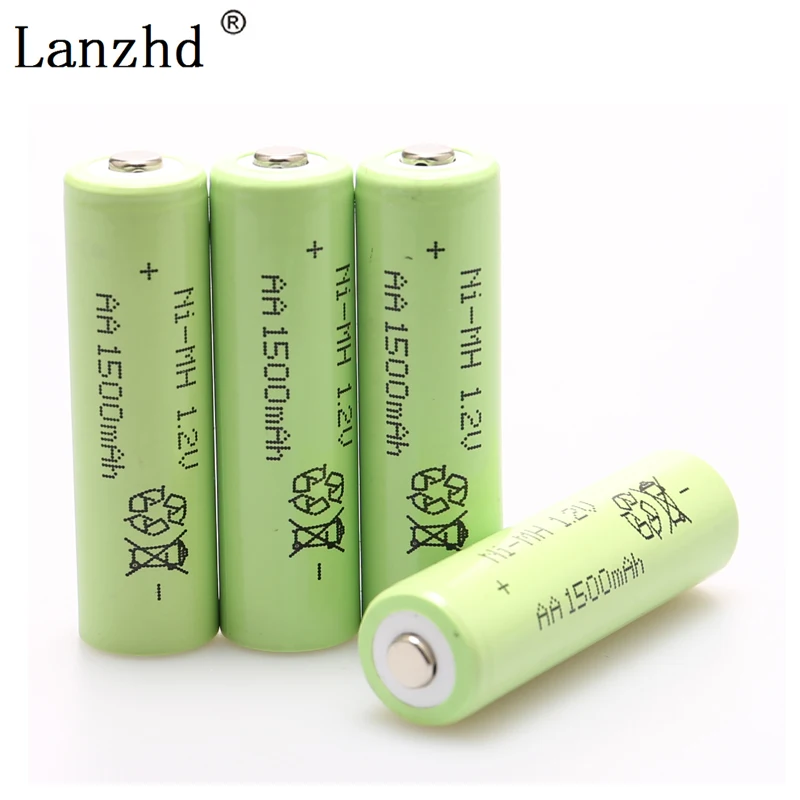 AA батарея 1 2 V перезаряжаемые батареи 1500mah Ni MH предварительно