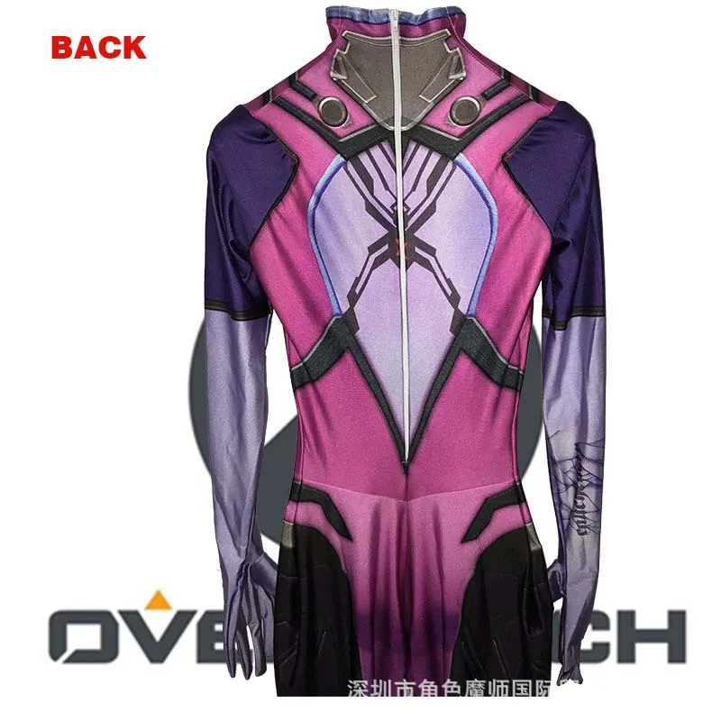 OW cosplay Amelie Lacroix widowmaker costume Halloween costumes for women Adult sexy jumpsuit custom made 3D |