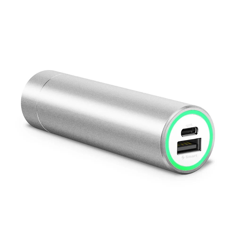 Pisen mini type-C 5000mAh power Bank 5 V/3A внешний аккумулятор портативное зарядное устройство для смартфонов и планшетов