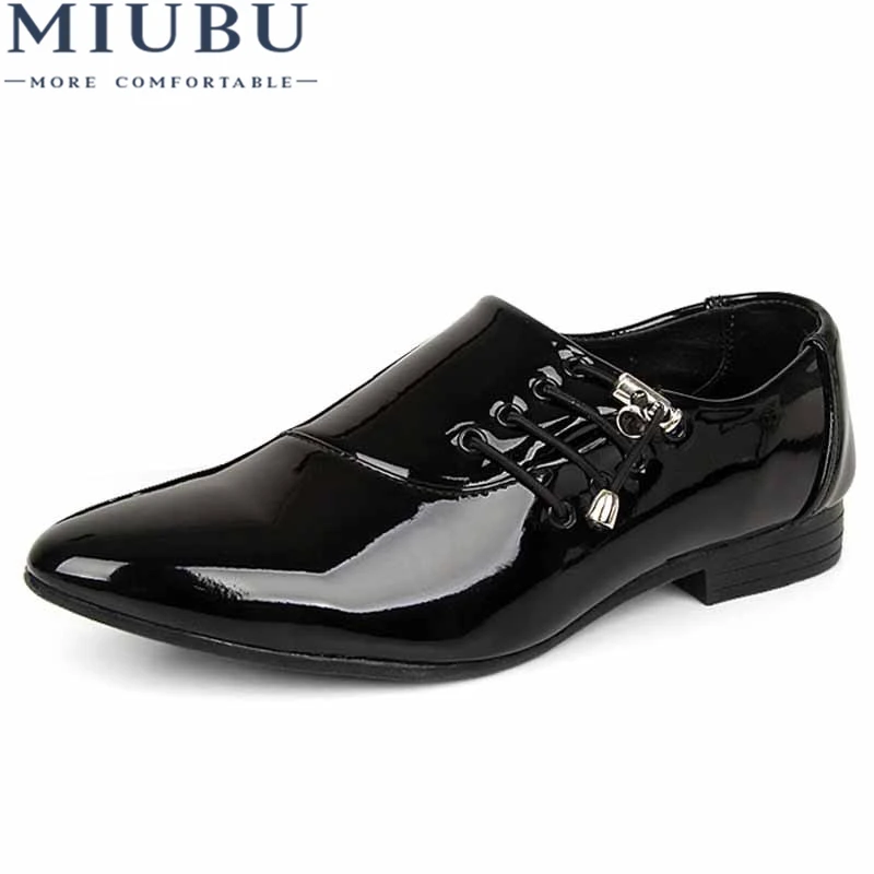 

MIUBU New Style Oxford Shoes For Men Spring/Autumn Genuine Leather Office Social Dress Shoes Lace Up Men Shoes