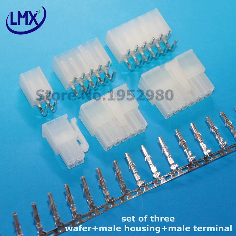 50 компл./лот Шаг MX4.2MM 5557/5569 2 * 3PIN (женская пластина + Мужской Корпус Мужская клемма)