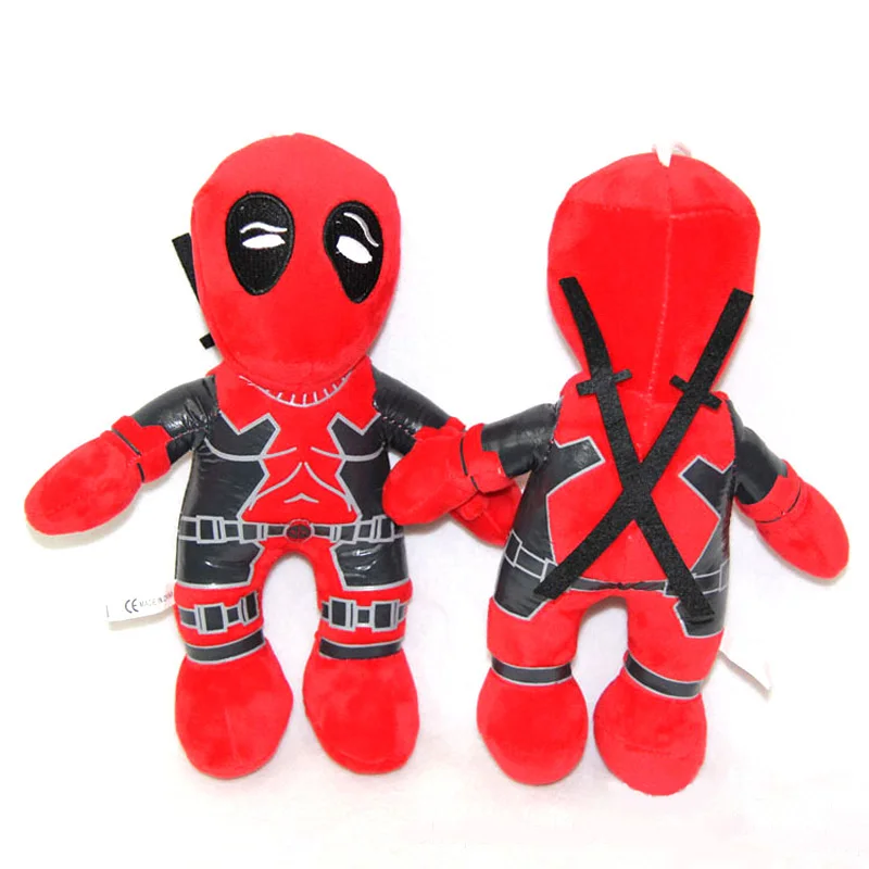 25 см supehero dedpool Плюшевые Игрушки Детские Дети Мягкие Подарок peluche Рюкзак Висит