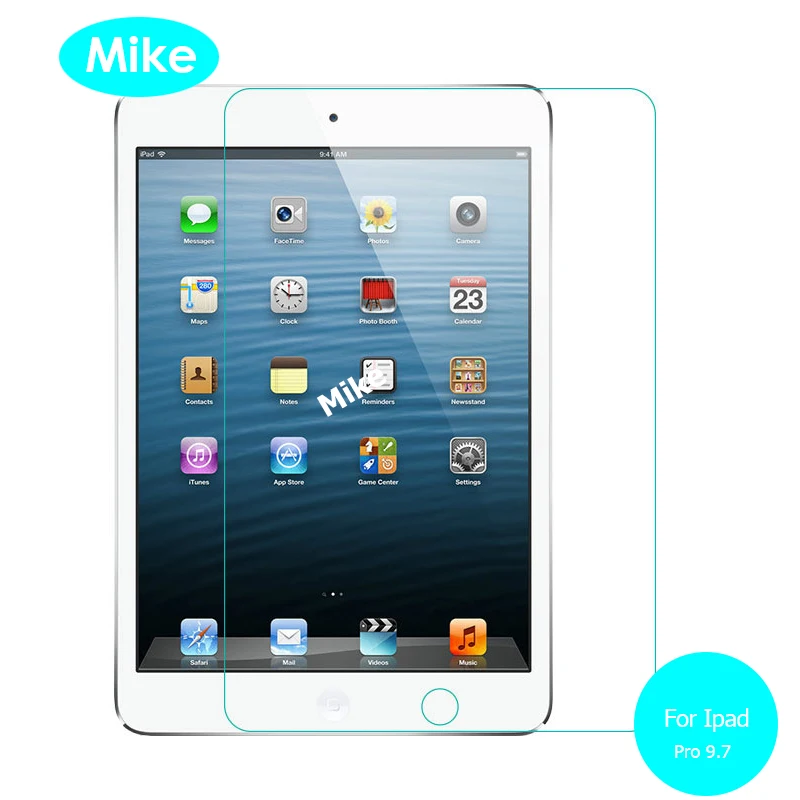 

For Apple Ipad Pro 9.7 Inch Front Tempered Glass Screen Protector 9h Safety Protective Glass on 9.7inch A1673 A1674 A1675