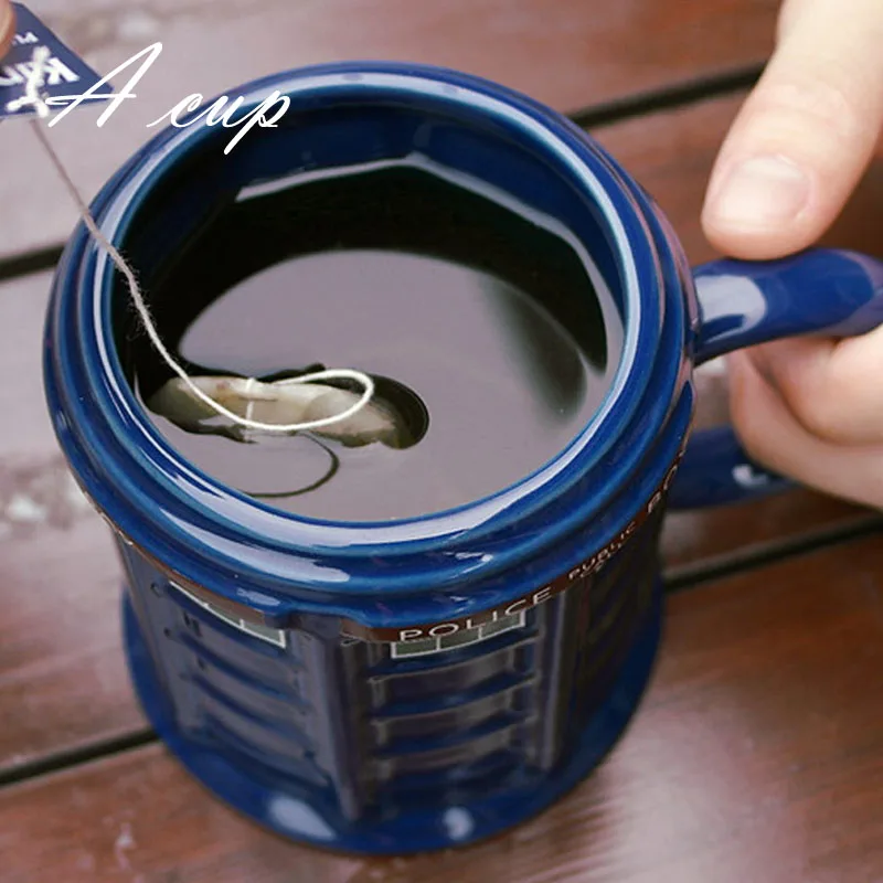 Креативная полицейская коробочка кружка Доктор Кто Тардис забавная