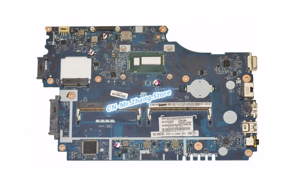 

SHELI FOR Acer Aspire E1-532 E1-572G Laptop Motherboard W/ I5-4200U CPU NBM8E11002 NB.M8E11.002 V5WE2 SR170 LA-9532P DDR3