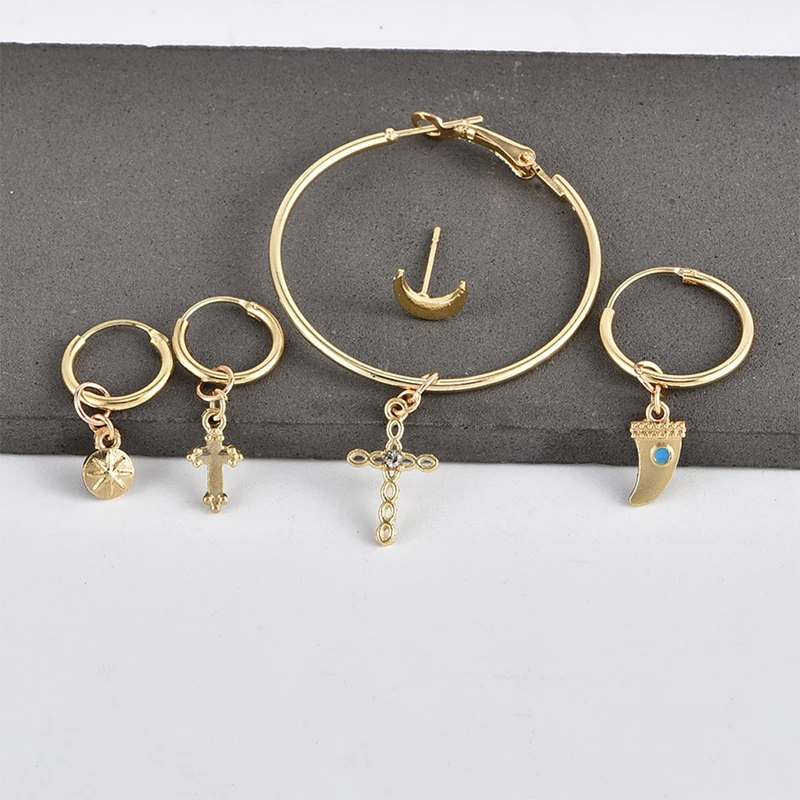 2020 Лидер продаж Стильные популярные серьги Женская подвеска с крестом Новое