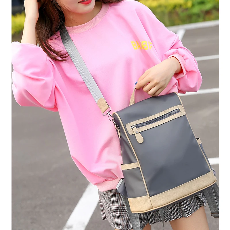 Ataxzome мягкая сумка из ткани Оксфорд женский рюкзак винтажная женская на плечо