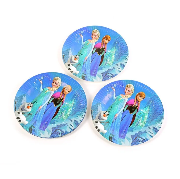 90 шт счастливого дня рождения Дети Дисней Холодное сердце Эльза Анна Девочка Душ