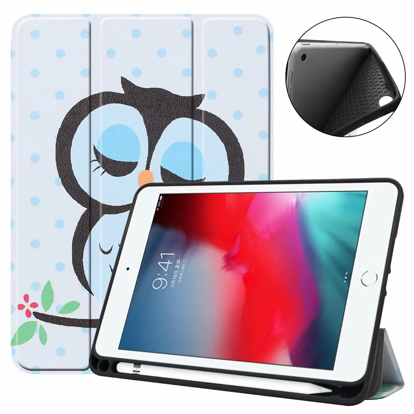 Магнитный чехол для 2019 IPad Mini 5 7 9 &quot Чехол с карандашом легкий мягкий из ТПУ 4 8