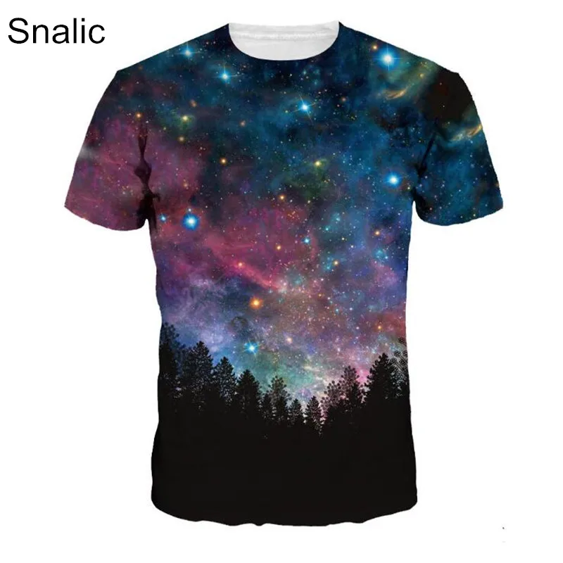 Snalic модные женские туфли Для мужчин Костюмы 3D футболка печатных пространство
