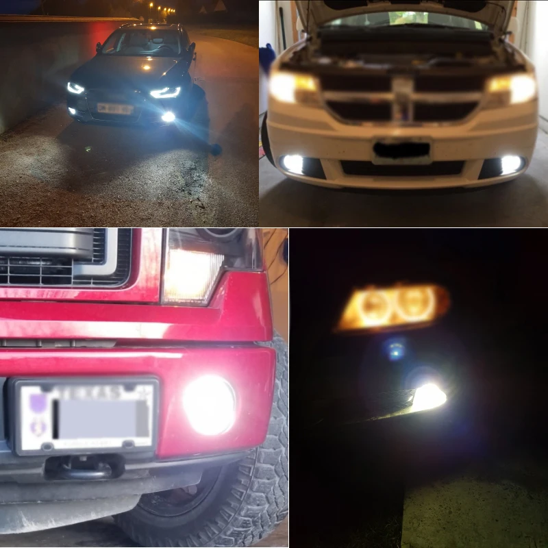 Автомобильные противотуманные фары P13W LED PSX26W дневные ходовые огни для Audi A4 B8 Mercedes