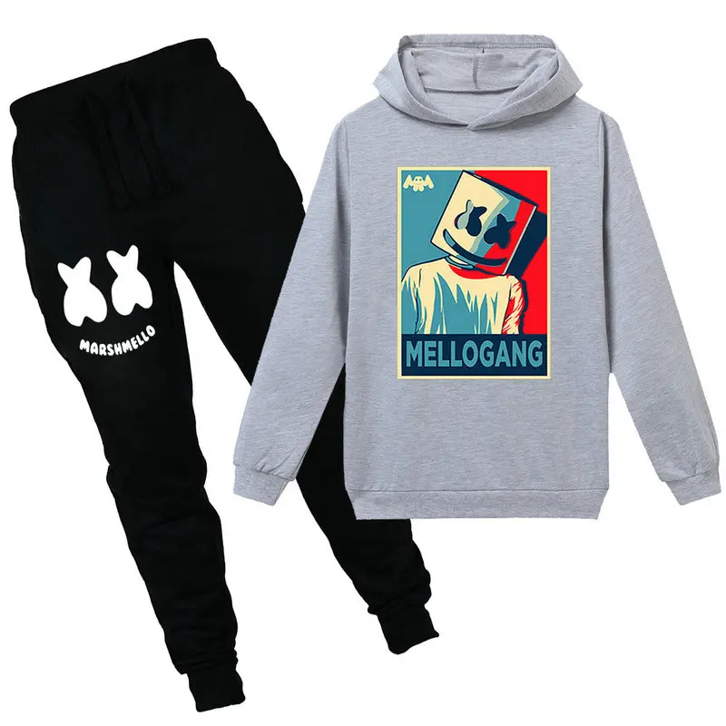 Marshmello DJ Music/Детская толстовка с героями мультфильмов детская футболка спортивные
