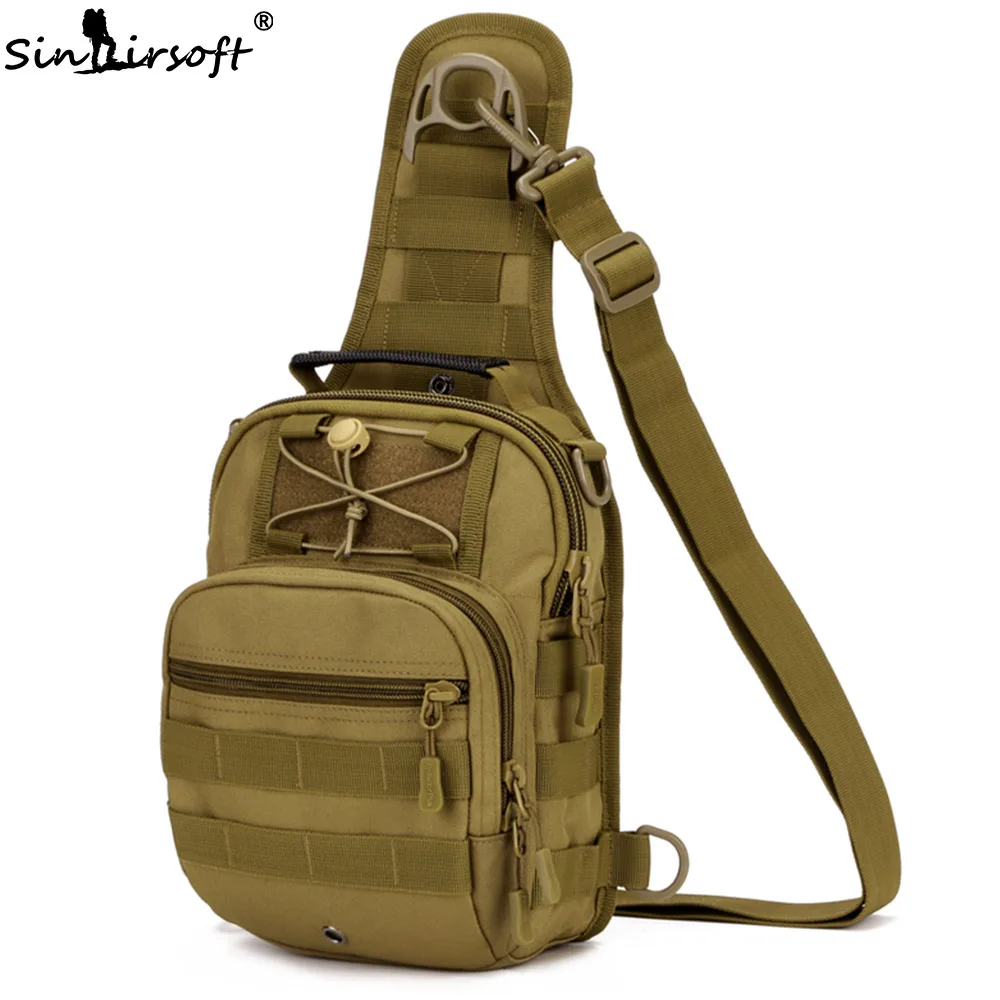 SINAIRSOFT Тактические сумка Молл Рыбная Ловля Туризм Охота Сумки Спортивная Сумка леди Грудь тела Ремень Одного Плеча Тактический Рюкзак Мужчин