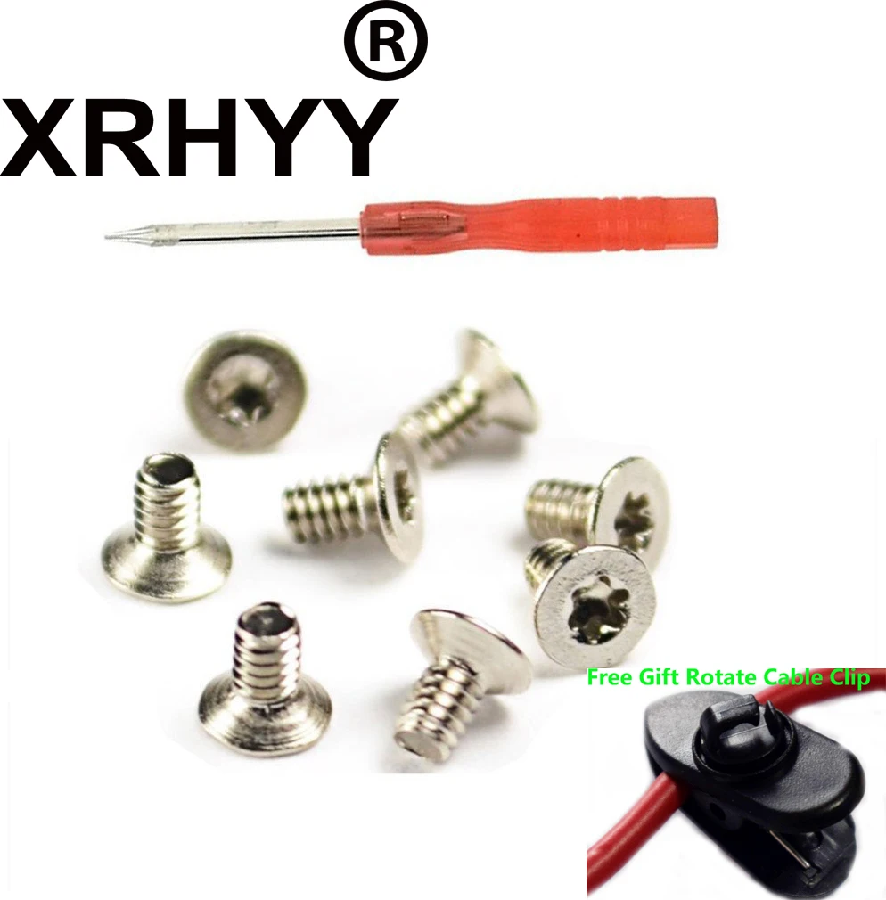 Сменный комплект отверток XRHYY серебристые винты + отвертка ремонтные детали для
