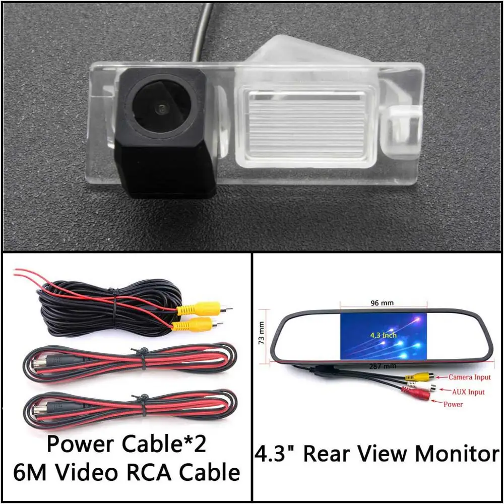 Cam N 4.3 Mirror HD 1280*720 резервная камера заднего вида Камера для Jeep Cherokee KL 2013 Стоянкы Автомобилей Автомобиля ЖК-дисплей зеркальный монитор - Название цвета: Cam N 4.3 Mirror