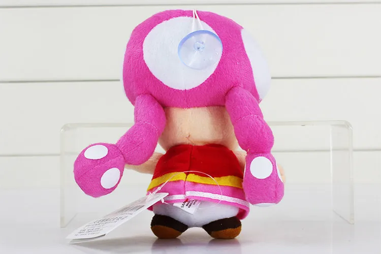 17 см Супер Марио Плюшевые игрушки Toadette жаба девушка гриб кукла для детей