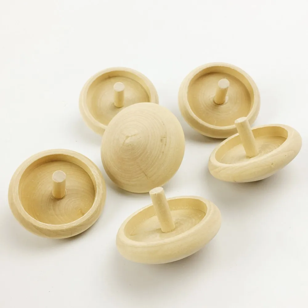 Деревянный Прядильный механизм Неокрашенный ручной работы деревянные поделки