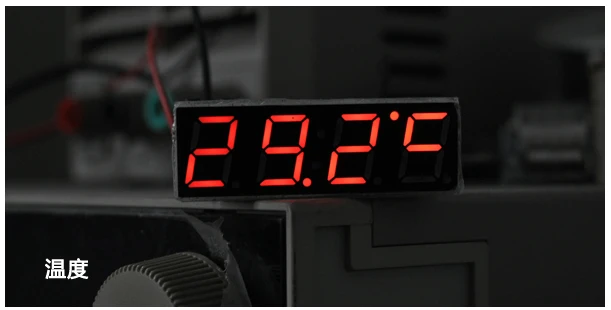 3 в 1 светодиодный RX8025T DIY цифровые часы температура и напряжение модуль электронный Высокоточный DC12V