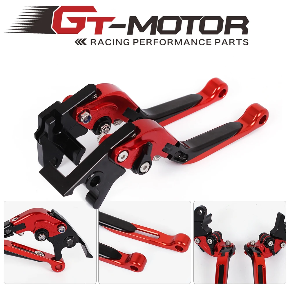 GT Motor -MR25/R15-L Adjustable CNC 3D Extendable Folding Brake Clutch Levers For YAMAHA R125 2008-2014 | Автомобили и мотоциклы