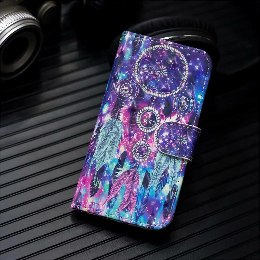 7 Чехол-книжка для телефона с рисунками samsung Galaxy S7 Edge Note 8 9 S8 9 10 A3 A5 A7 A8 J2 J3 J4 J5 J6 J7 Plus Pro кожаный чехол - Цвет: 7