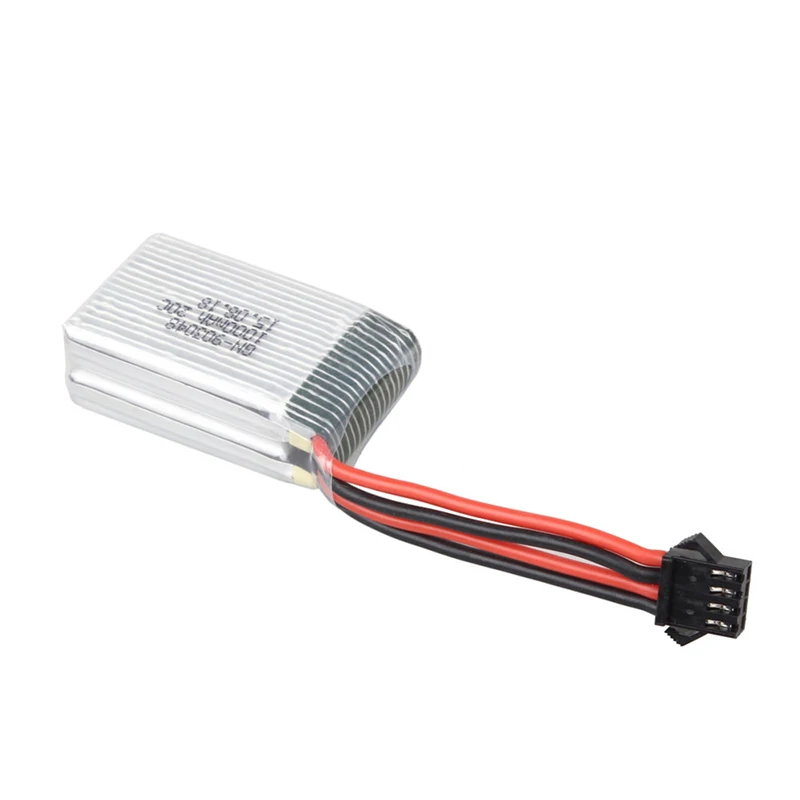 Rc Lipo батарея 7 4 В 1000 мАч 20C 2S Li-Po SM вилка для Udi U818S U842 RC вертолет Квадрокоптер |