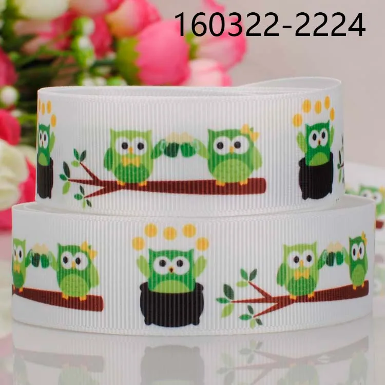 10 ярдов-Различные размеры-лента в рубчик с принтом на День Святого Патрика | Дом и