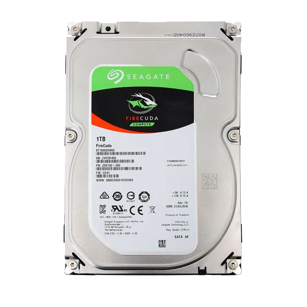 Seagate 1 ТБ Настольный Гибридный внутренний жесткий диск 3 5 &quot7200 об/мин SATA 6 ГБ/сек. 64