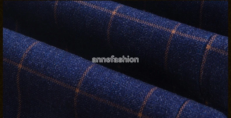 Custom Made Men windowpane check pattern a lot color Suits Retro gentleman Classic Slim Fit blue plaid casual Wedding Suit | Мужская