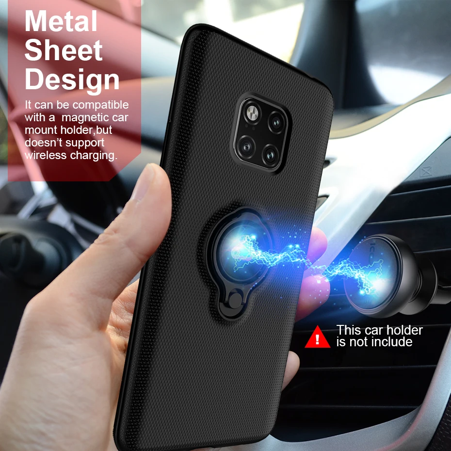 Для huawei mate 20X чехол 20 Pro держатель с магнитным креплением палец кольцо Чехлы для