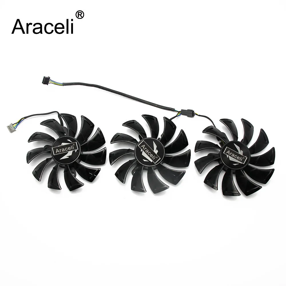 3 шт./лот оригинальный GA92S2U DC12V 0.46A для ZOTAC GAMING GeForce RTX 2080 AMP охлаждающий вентилятор