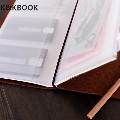 Сумка Органайзер K & KBOOK из ПВХ на молнии держатель для дорожного блокнота