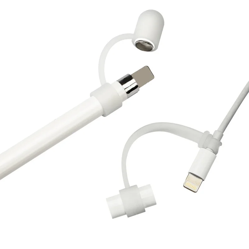 Антирр для Apple Pencil Cap Holder Nib Sleeve Чехол Мягкий силиконовый защитный чехол против